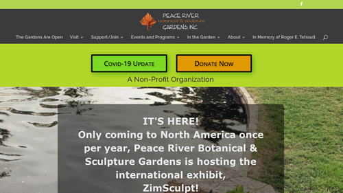 Peace River Botanical and Sculpture Gardens